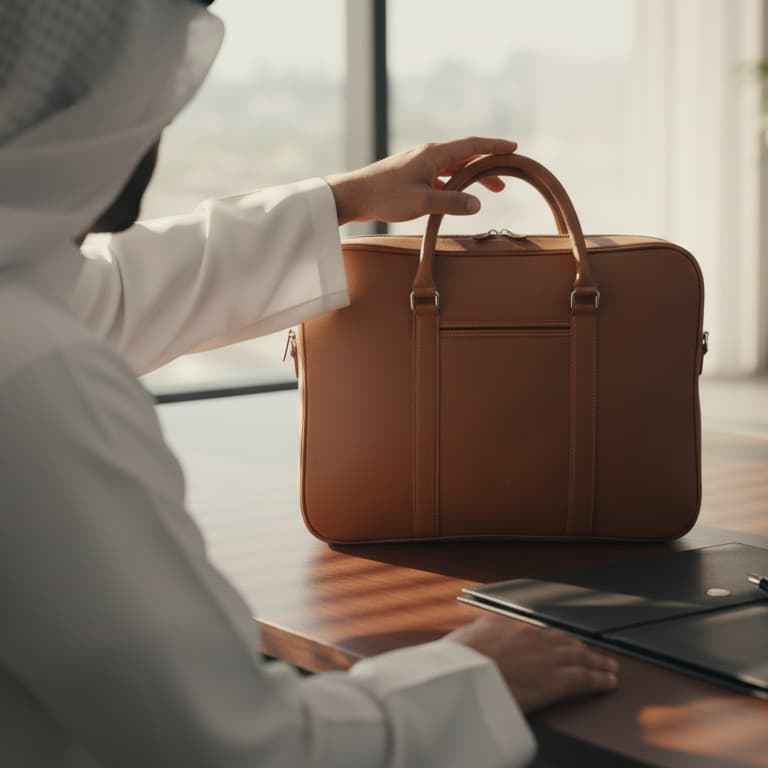 Prestige Briefcase in Calf Leather